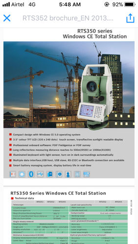 RTS350 Series Total Station