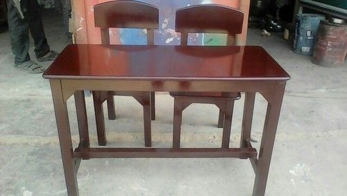 Rubberwood Spider Table with 2 Chairs