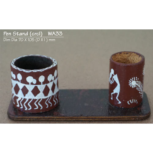 Warli Paintiing Pen Stand