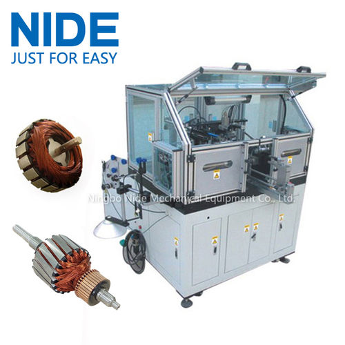 Automatic Armature Motor Rotor Winding Machine With Dimesnion 2000*1300*1800 Mm Air Pressure: 4-6 Kgf/Cm2