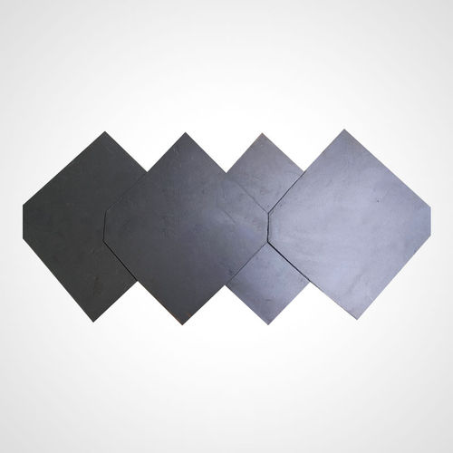 Blacks Square Stone Roofing Tiles