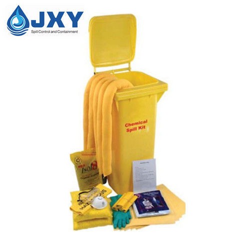 120LTR Chemical Wheeled Bin Spill Kit