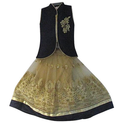 Girl Kids Indo Western Dress का साइज़: मध्यम 