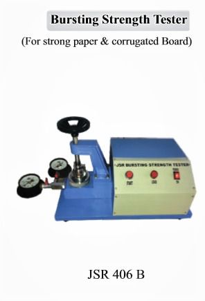 Bursting Strength Tester For Strong Paper And Corrugated Board