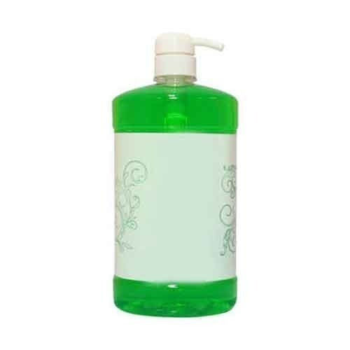 Herbal Hand Wash In Green Gel In Plastic Bottle