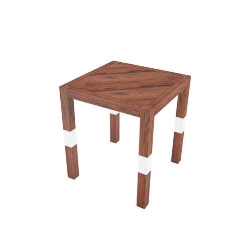 Excellent Quality Smalshop Teak Wooden Side Table Design: Cross