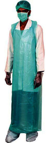 Green Disposable Apron for Hospital