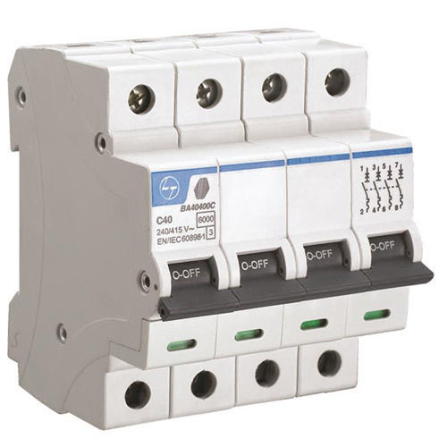 White Mcb Switch 10A, 16A, 32A, 63A