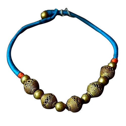 Blue Dhokhra Necklace