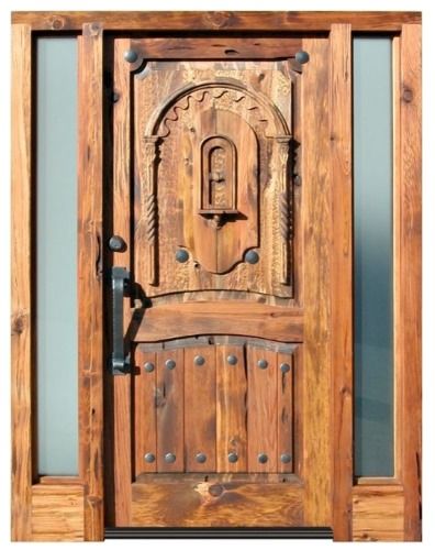 Carved Western Front Doors For Decoration Houses Design: Rack