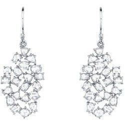 Rose Cut Diamond Earring