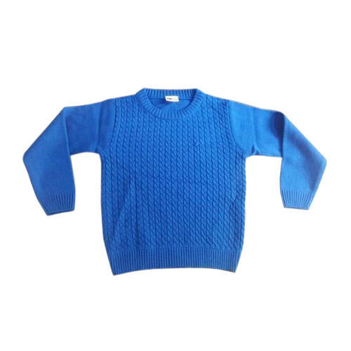 Kids Round Neck Pullover Sweater