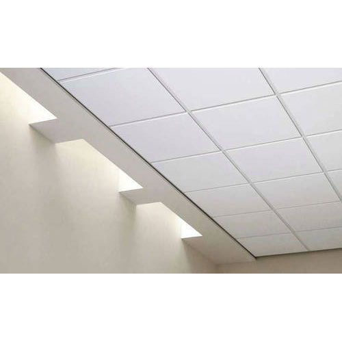 Mineral Fiber Ceiling Tile - Gypsum Material, Tamper Proof Design | High Quality Strength for Long Lasting Performance