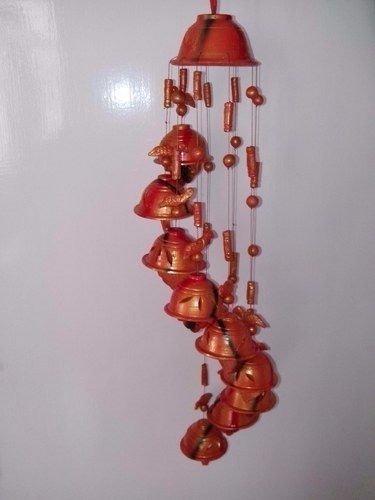 Terracotta Wind Chimes Show Piece