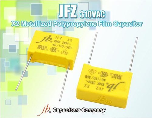 X2 Metallized Polypropylene Film Capacitor (310Vac) Application: Lighting