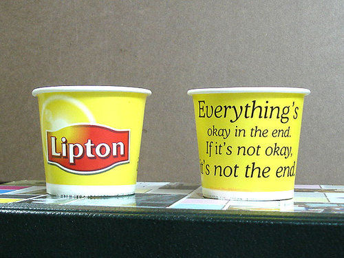 Lipton Hot Paper Cups