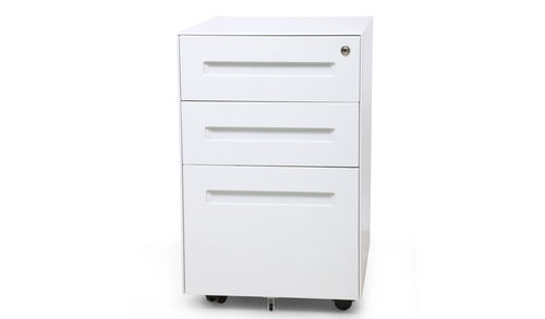 Pedestal Drawer Unit White