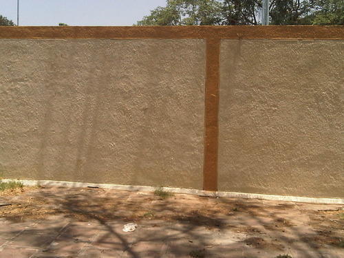 Compound Wall Construction Work