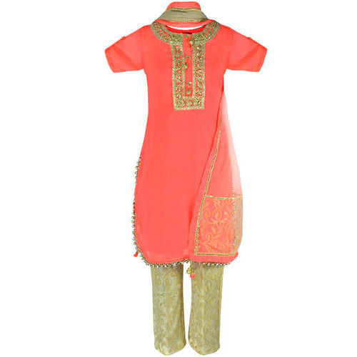 Orange Kids Salwar Suit