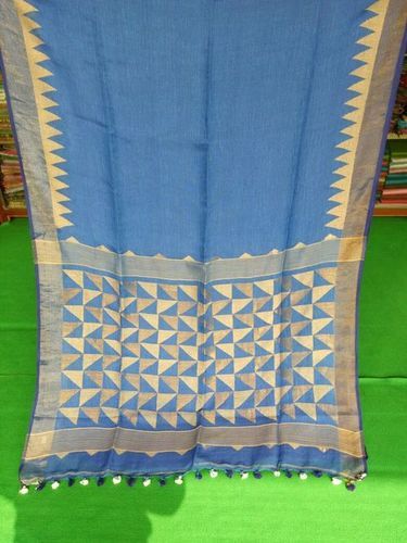 Linen Jamdani Saree - Premium Quality Fabric, Handcrafted Excellence in Vibrant Patterns