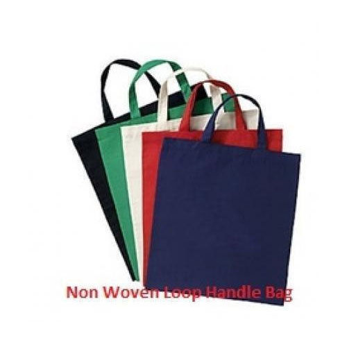 Non Woven Loop Handle Bag - High Quality Material, Comfortable Grip Handle | Exclusive Design for Easy Carrying and Usage