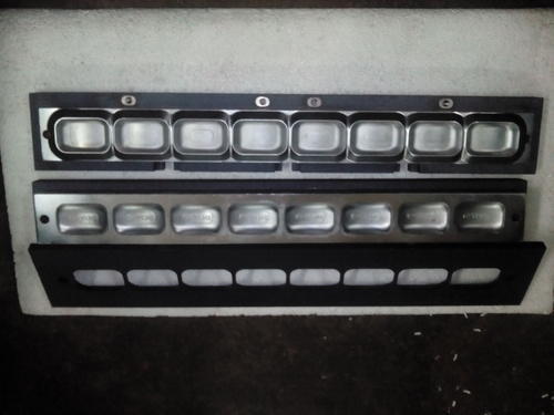 Metal 8 Cavity Soap Mould For Santokev Stamper