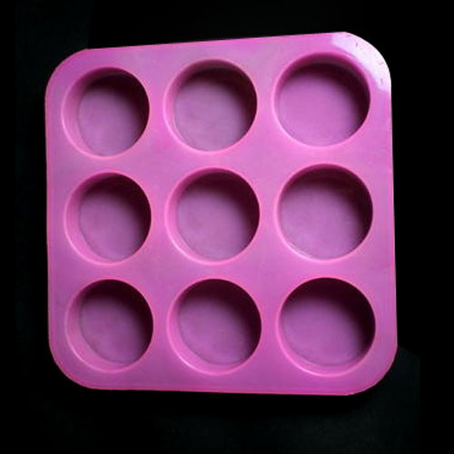 Round Shape Silicone Soap Mould