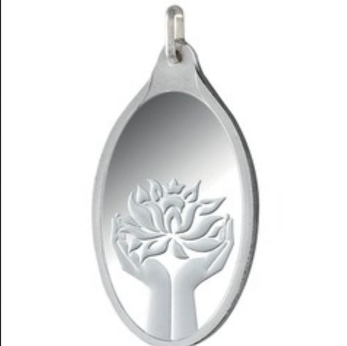 Lotus Silver Pendant 5 gm