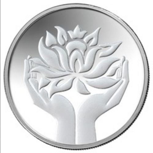 Lotus Silver Round 5 gm