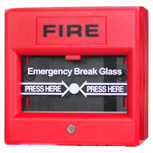 Break Glass Fire Alarm - High-Quality Material, Standard Size, Durable Performance, Optimal Safety Features