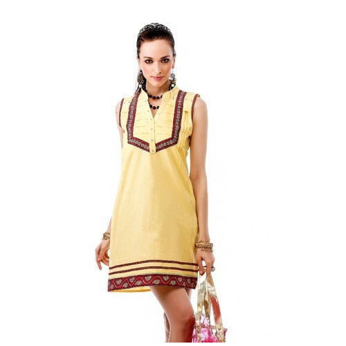 Ladies Yellow Tunic Warranty: 1 Year