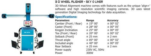 3D Wheel Aligner