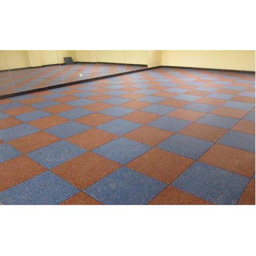 Rubber Flooring Tiles - Premium Quality Material, Cutting Edge Technology, Durable and Easy to Install