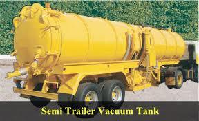 Semi Trailer Vacuum Tank