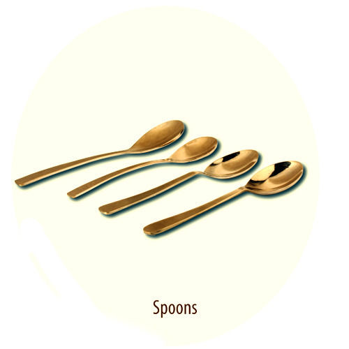 Classy Bronze Serving Spoons. 