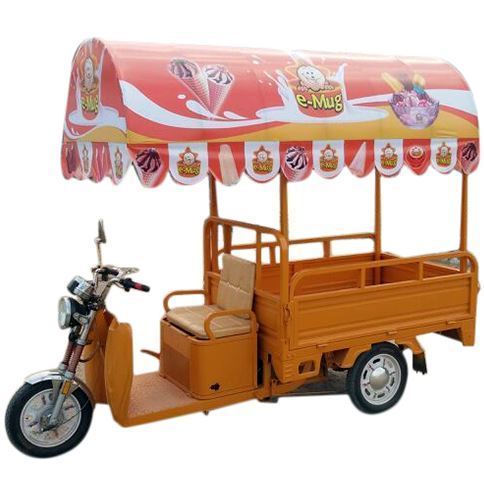 Loader Ice Cream E Rickshaw Load Capacity: 500  Kilograms (Kg)