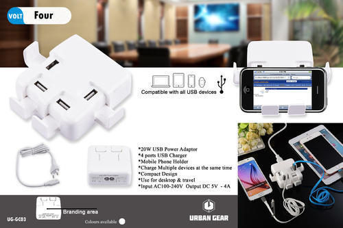 Usb Hub Four Ports With Mobile Holder