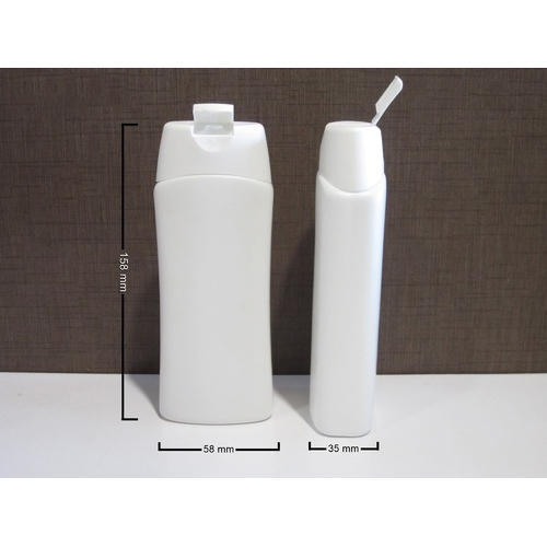 White Plastic Shampoo Bottle