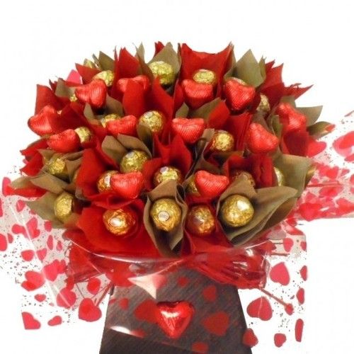 Chocolate Bouquet - Exquisite Handmade Arrangement | Appetizing Taste, Alluring Look, Optimum Freshness, Free from Foreign Material