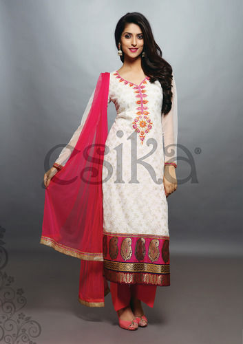 Fancy Net Punjabi Suits