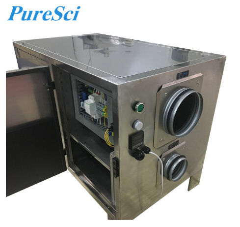 Low Temperature Dehumidifier With Desiccant Rotor Applied To Cold Storage Food Anticorrosion