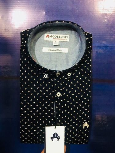 Men'S Printed Shirt (Goosebery) Size: Extra Large