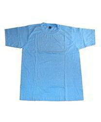 Sky Blue Round Neck T Shirt