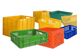 Colored Plastic Crates