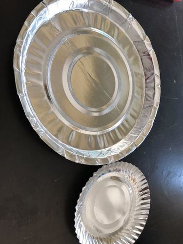 Disposable Silver Foil Paper Plate Tablets