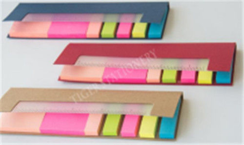 Hard Cardboard Envelope Buckle Promotion Gift Notepad And Sticky Notes