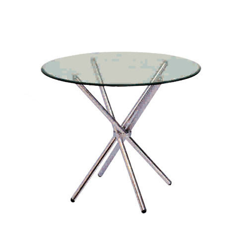 Elegant Glass Cafe Table