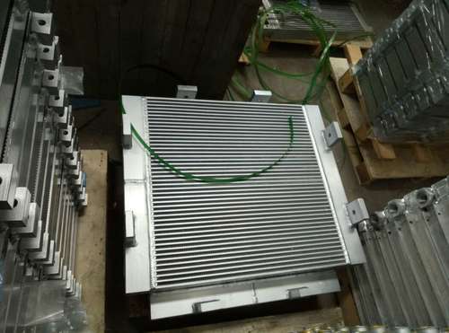 Silver Volvo Ec140B Excavator Hydraulic Oil Cooler