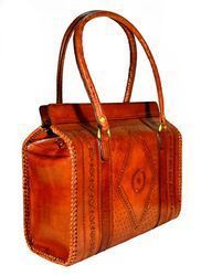 Handmade Leather Designs Lady Handbags