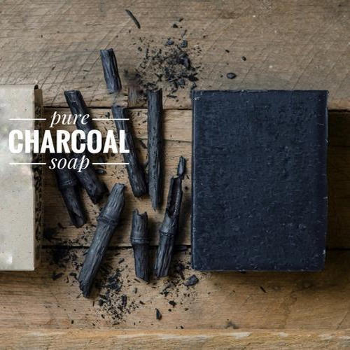 Pure Charcoal Soap With Natural Fragrance